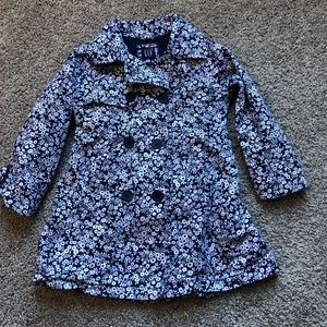Baby Gap Navy Floral Spring Jacket/ Coat